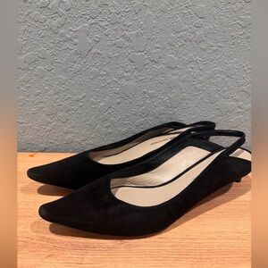 Costume National black pointy toe sz 8